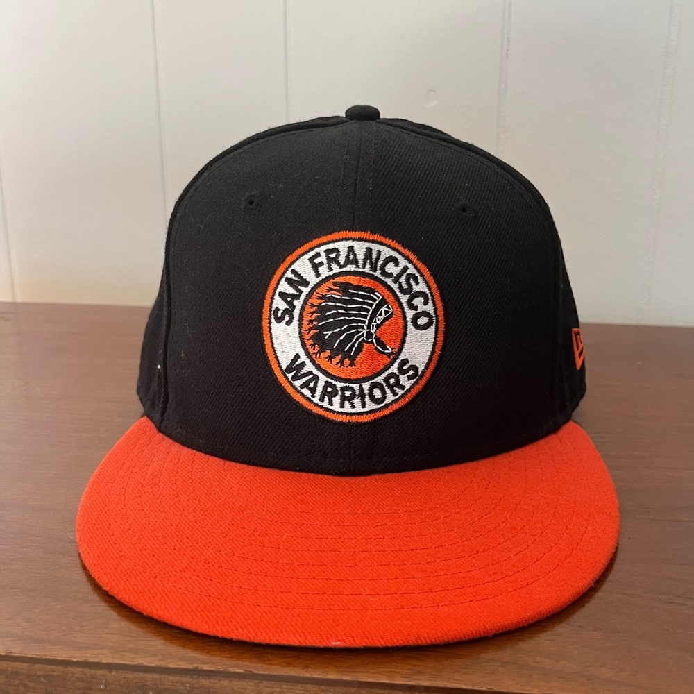 Black and Orange San Francisco Warriors Hat